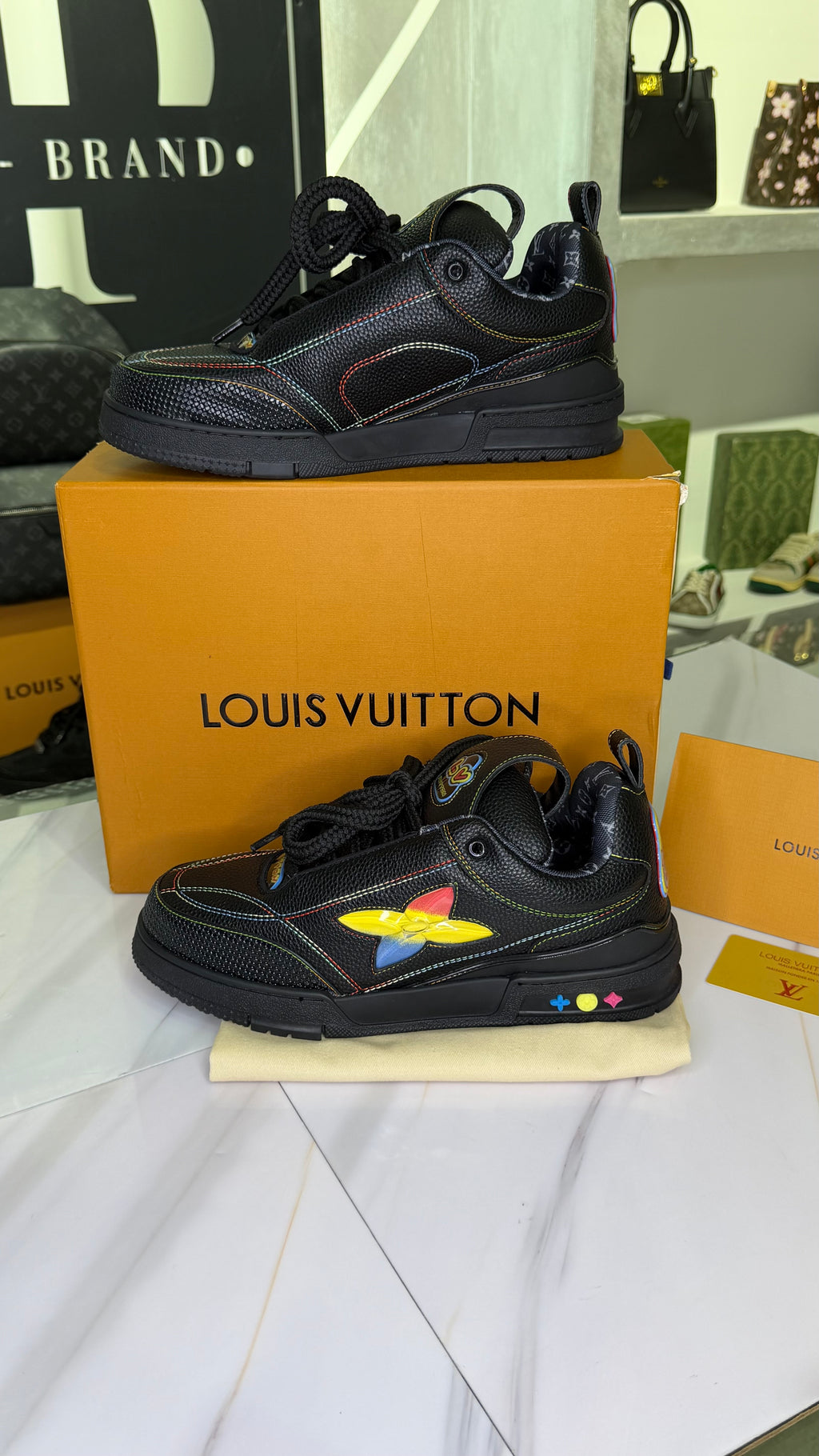 L-O-U-I-S-V-U-I-T-T-O-N SKATE MULTICOLOR